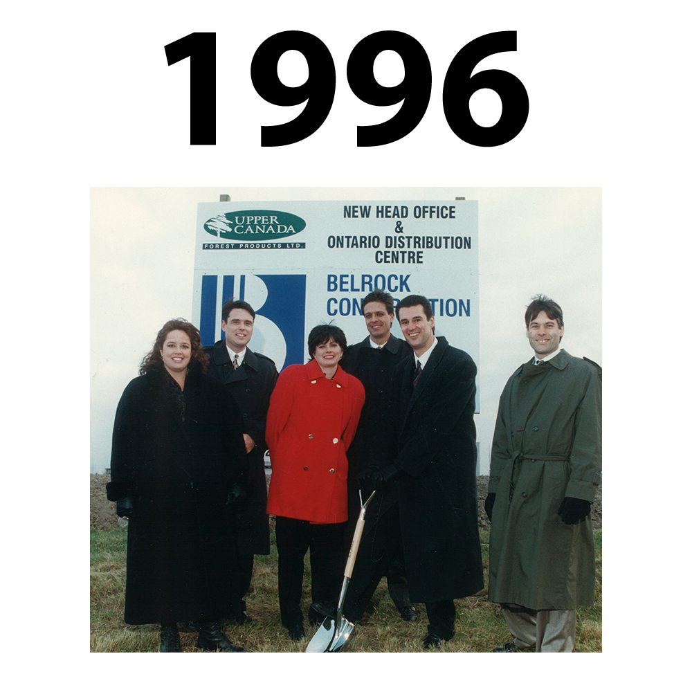 Upper Canada Forest Products celebrate 10 year anniversary in 1996